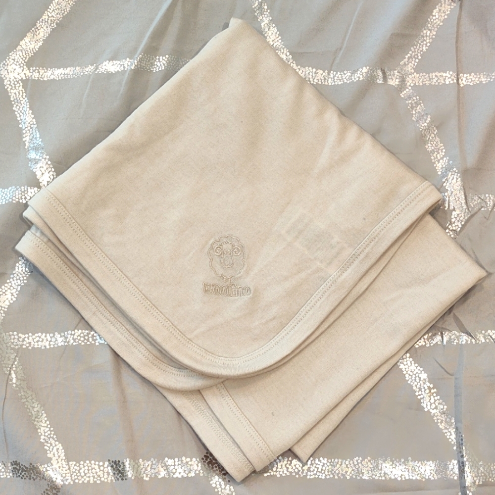 Woolino Merino Wool baby swaddle, Beige
